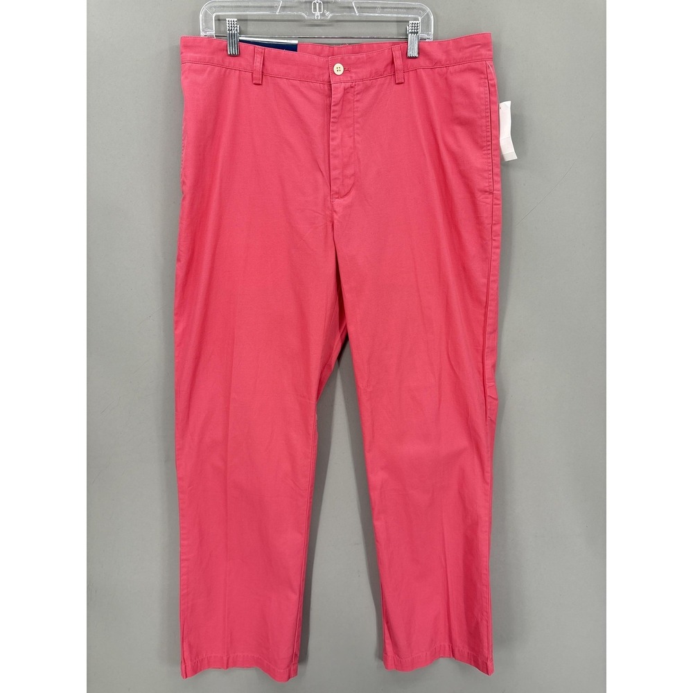Vineyard Vines Pants Mens 36x32 Sailors Red Nautical Twill Club Chino Preppy NWT